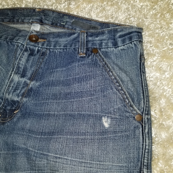 Y2K Silvertab Levi's Designer Pockets Preppy 36x30 - Picture 4 of 9